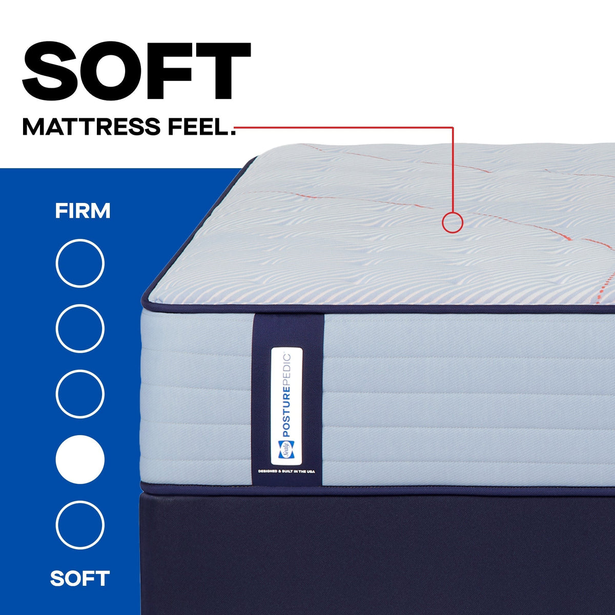 Sealy Posturepedic Spring Medina II 13" Soft Tight Top Mattress - Prioka