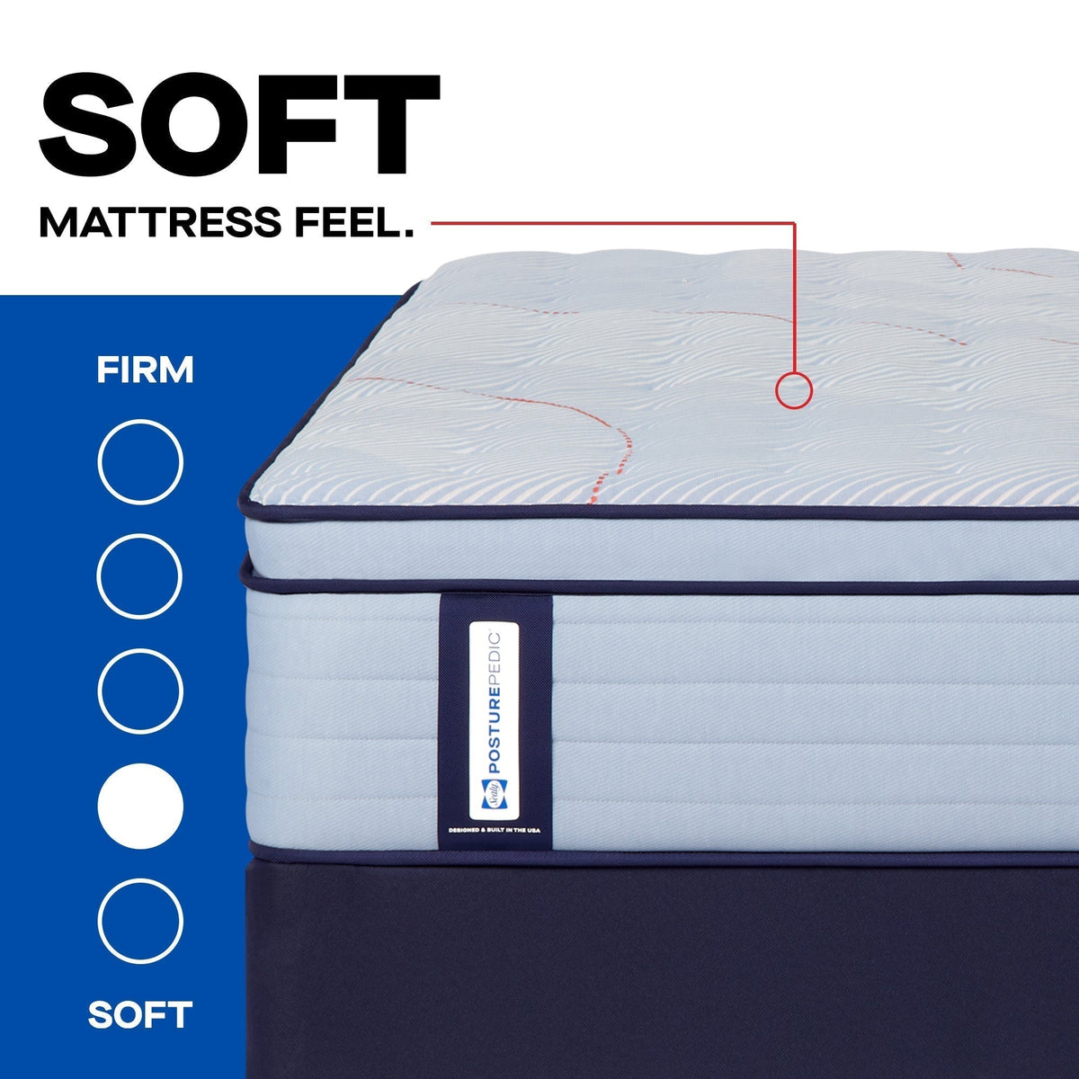 Sealy Posturepedic Spring Medina II 14" Soft Euro Pillowtop Mattress - Prioka
