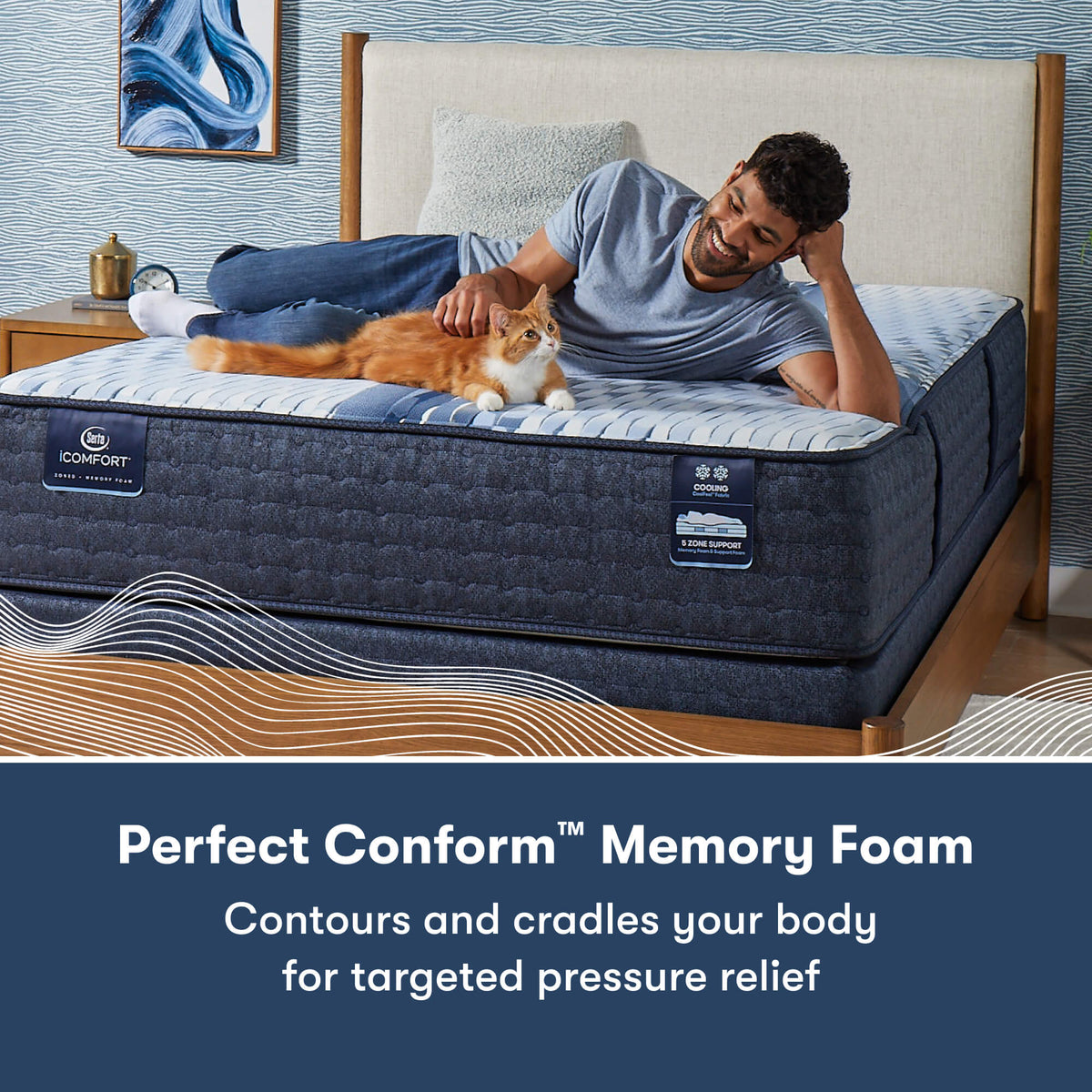 Serta iComfort Memory Foam Iona Plush Mattress - Prioka