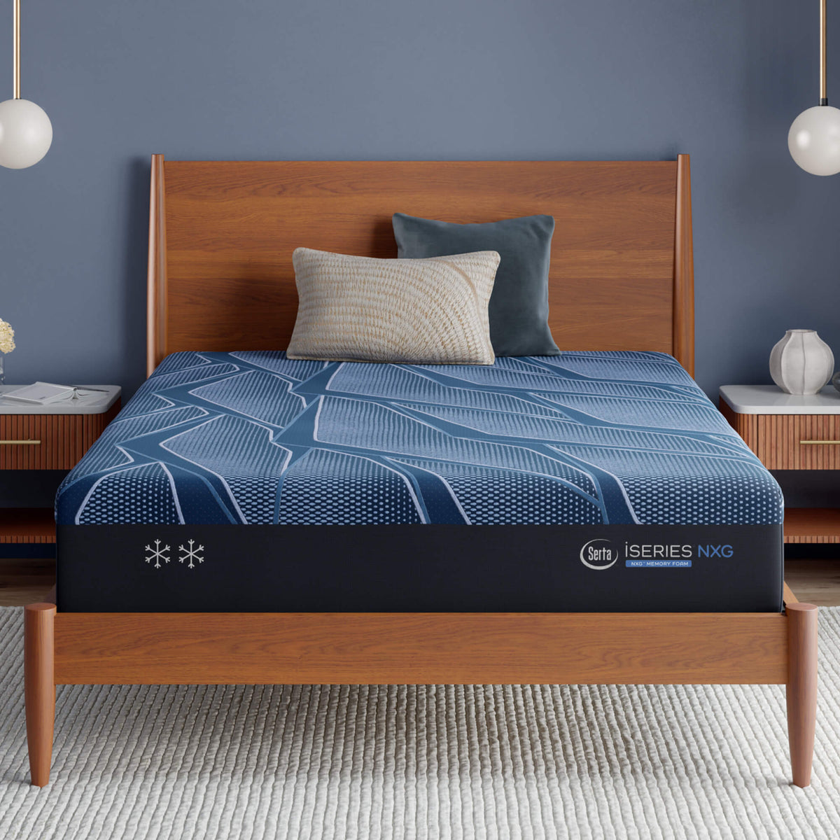 Serta iSeries NXG 1500 Luxury Firm Mattress - Cooling Foam Core Support - Prioka