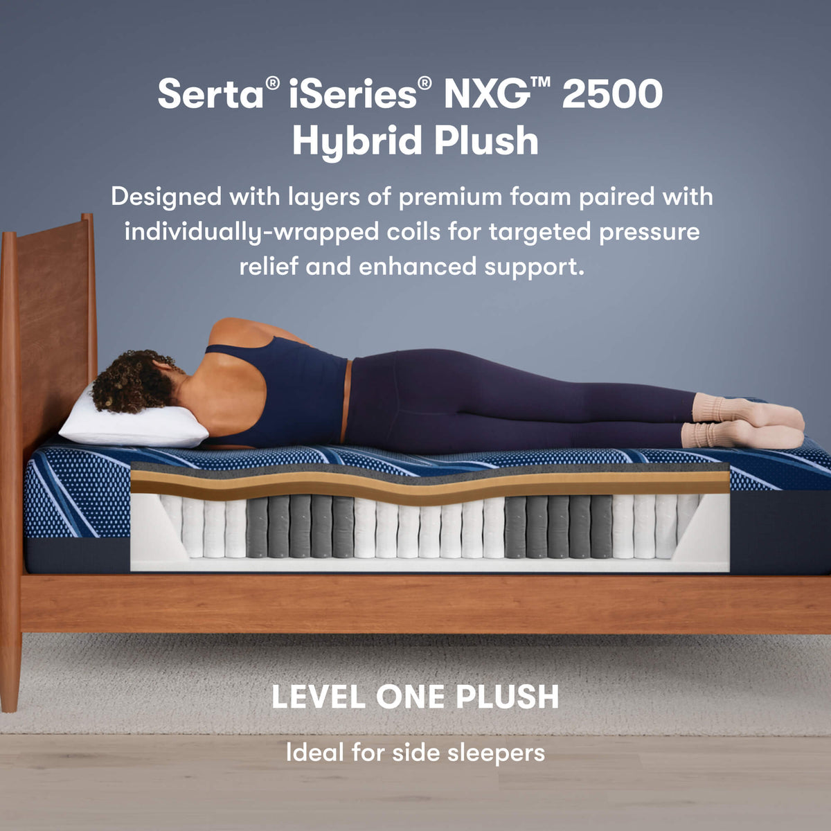 Serta iSeries NXG 2500 Plush Hybrid Mattress - Prioka