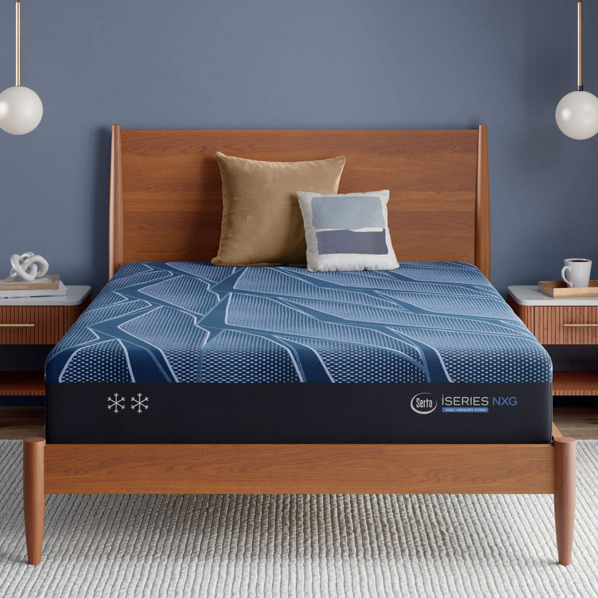 Serta iSeries NXG 2500 Plush Mattress - Contouring Cooling Foam Core Support - Prioka