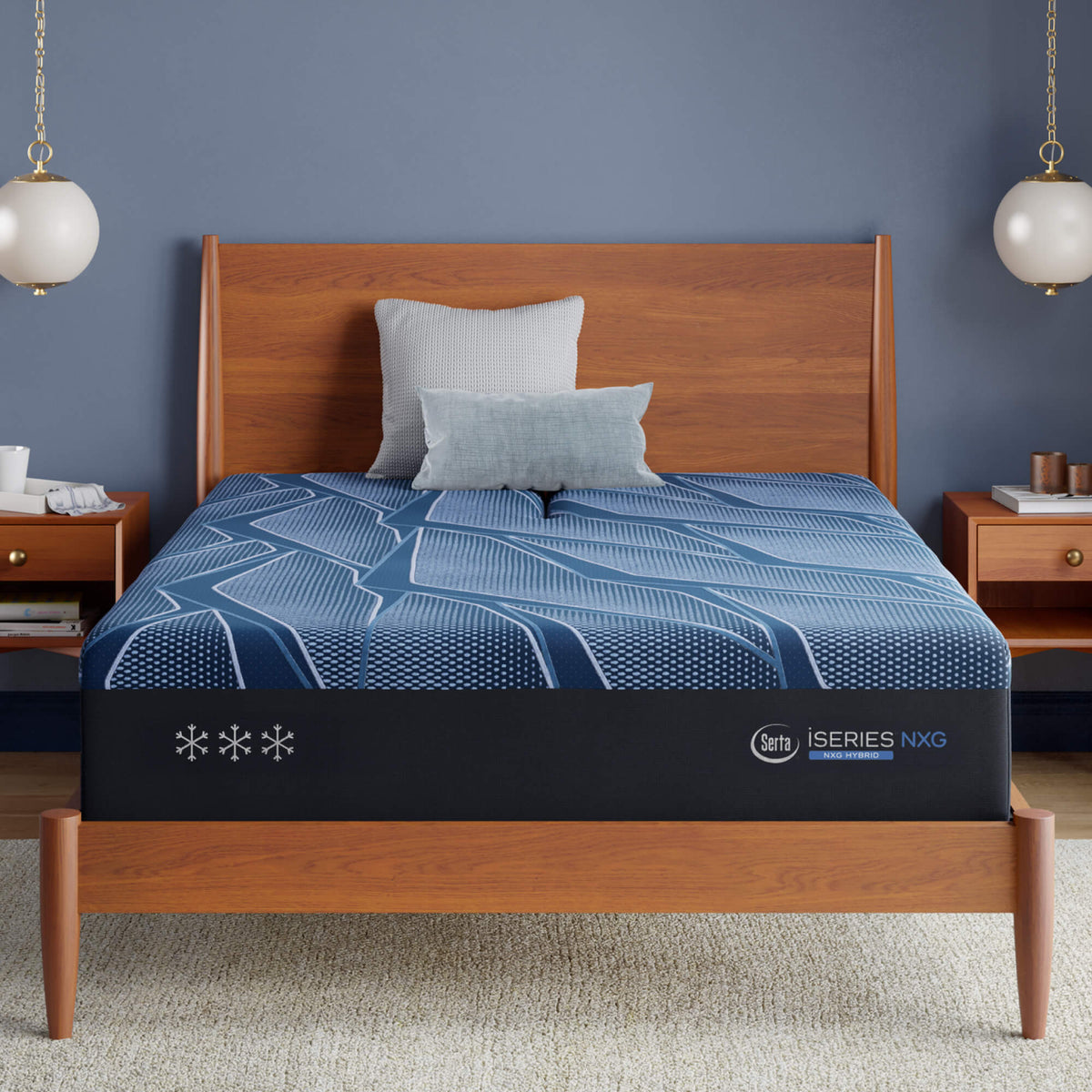 Serta iSeries NXG 3500 Medium Hybrid Mattress (Cooling + 5-Zone Support) - Prioka
