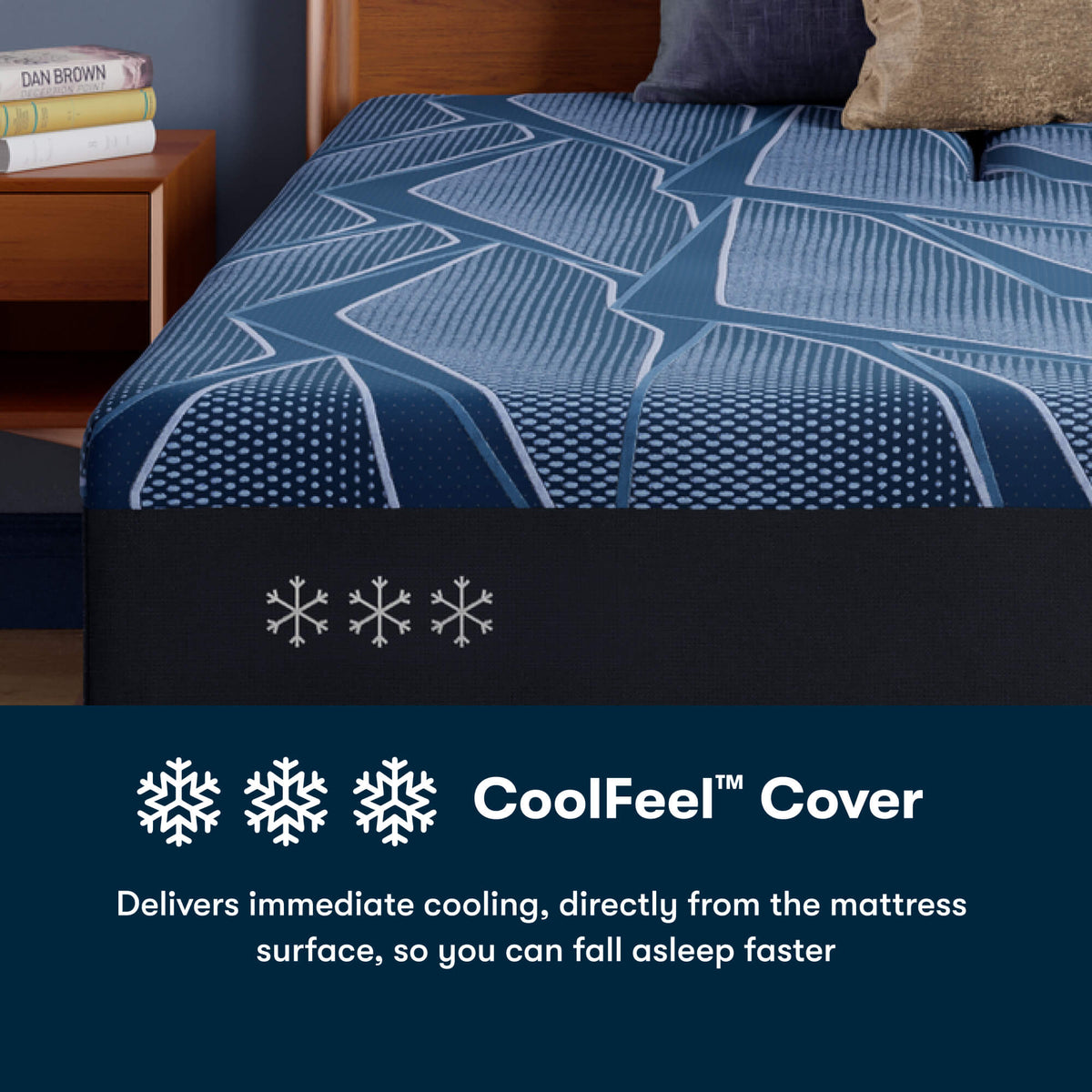 Serta iSeries NXG 3500 Medium Mattress - Balanced Cooling Foam Support for All Sleep Positions - Prioka