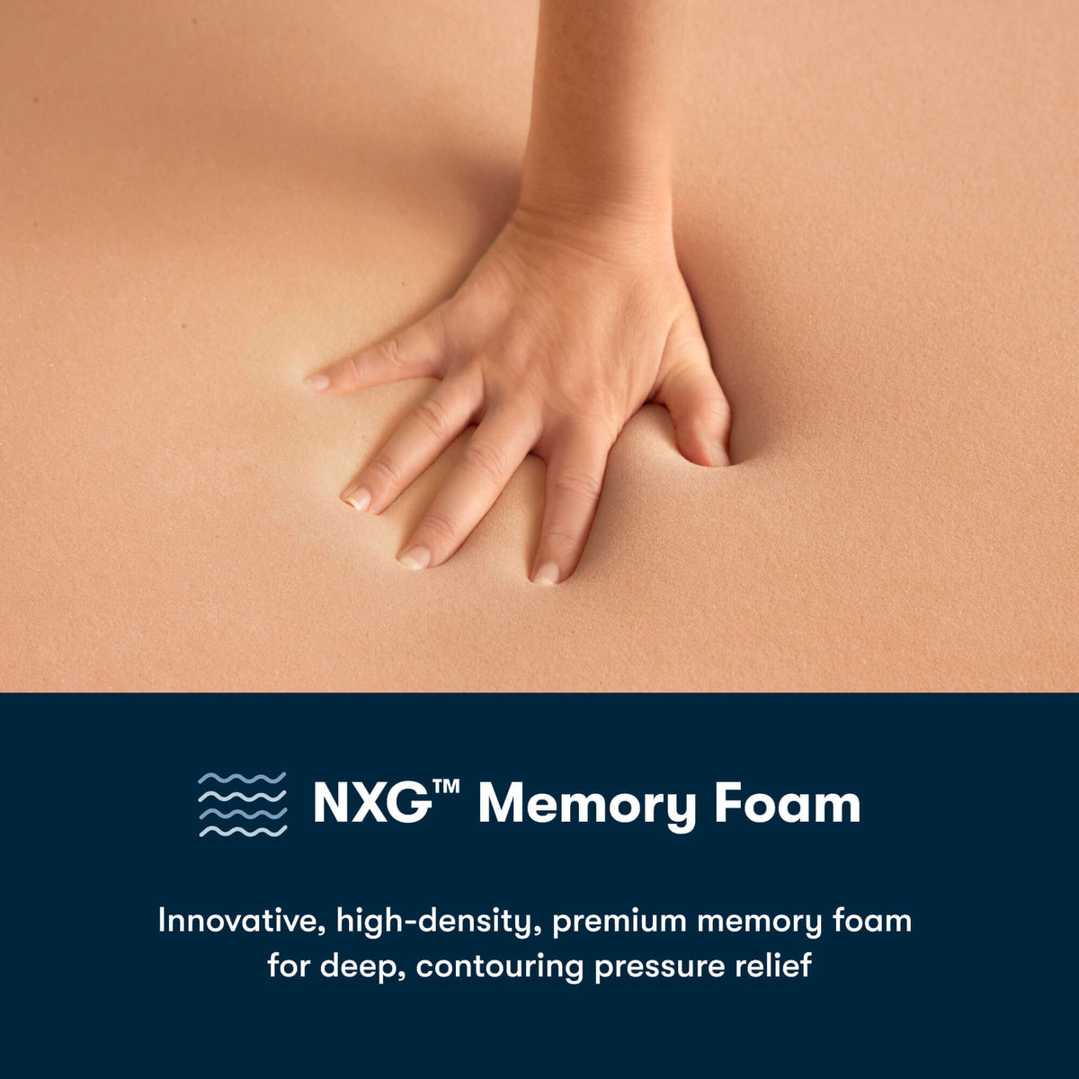 Serta iSeries NXG 3500 Medium Mattress - Balanced Cooling Foam Support for All Sleep Positions - Prioka