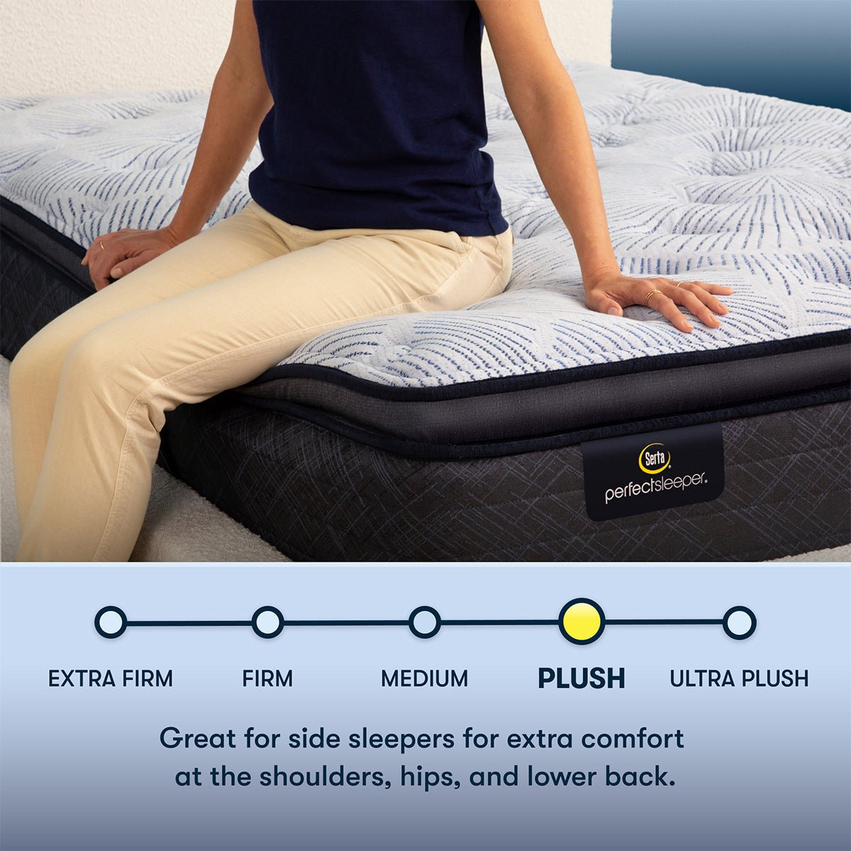 Serta Perfect Sleeper® Nurture Night 14.5" Plush Pillow Top Mattress - Prioka