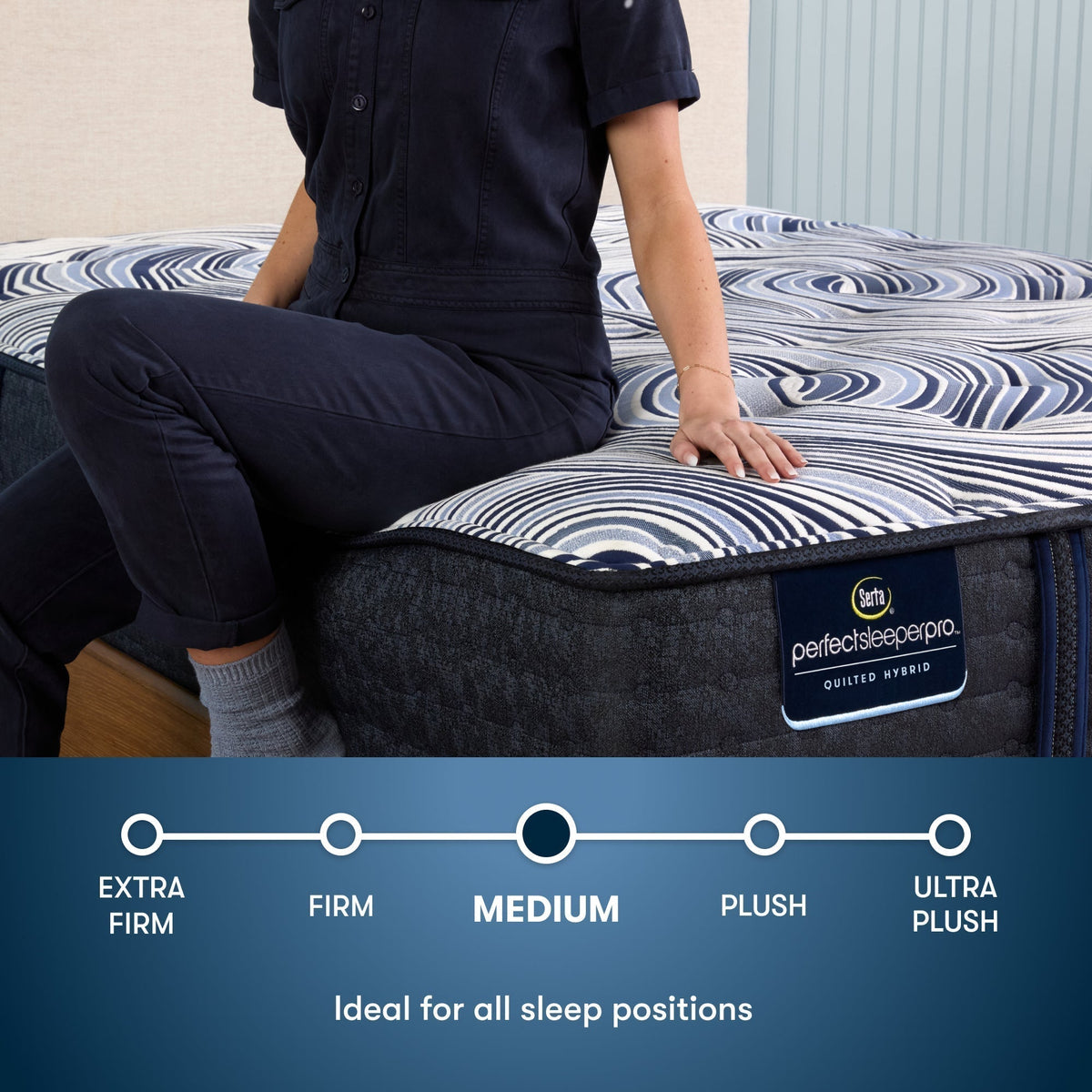 Serta Perfect Sleeper Pro Dublin 13.75" Medium Firm Mattress - Prioka