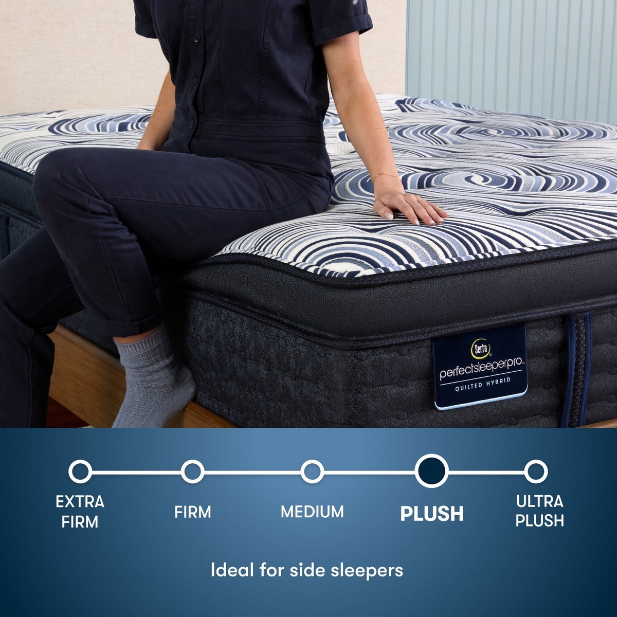 Serta Perfect Sleeper Pro Edinburgh 14.75" Plush Pillow Top Mattress - Prioka