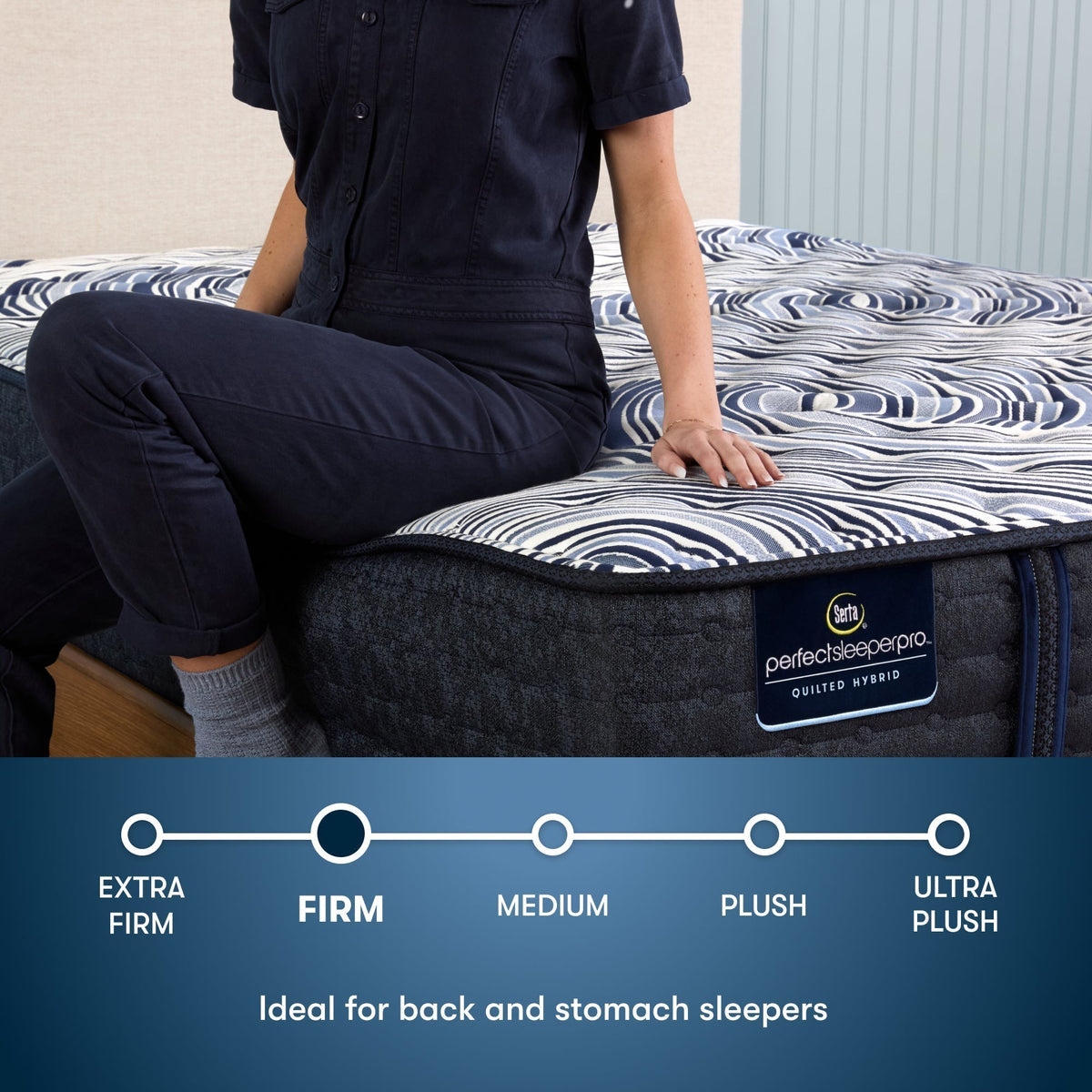 Serta Perfect Sleeper Pro Geneva 13.5" Firm Mattress - Prioka