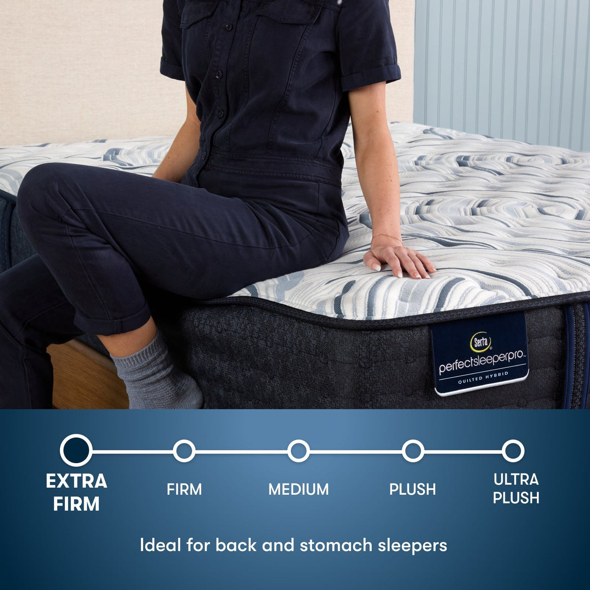 Serta Perfect Sleeper Pro Hampton 13.5" Extra Firm Mattress - Prioka