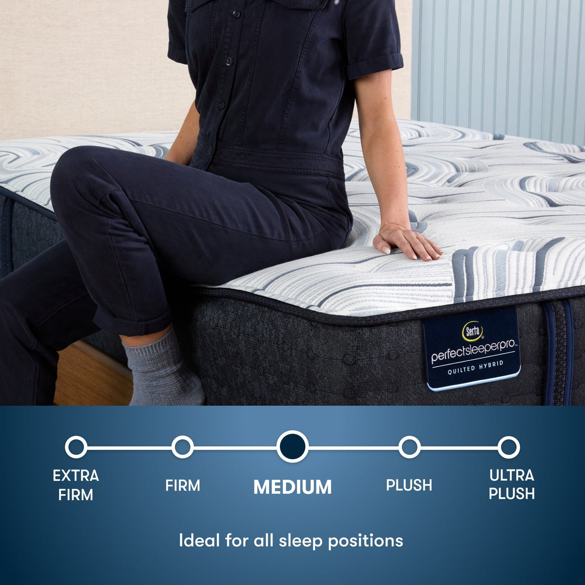 Serta Perfect Sleeper Pro Kensington 13.75" Medium Mattress - Prioka