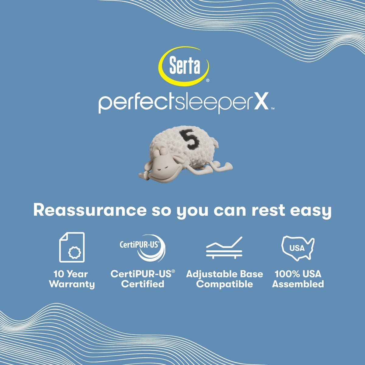 Serta Perfect Sleeper X Hybrid Aspen Firm Mattress - Prioka