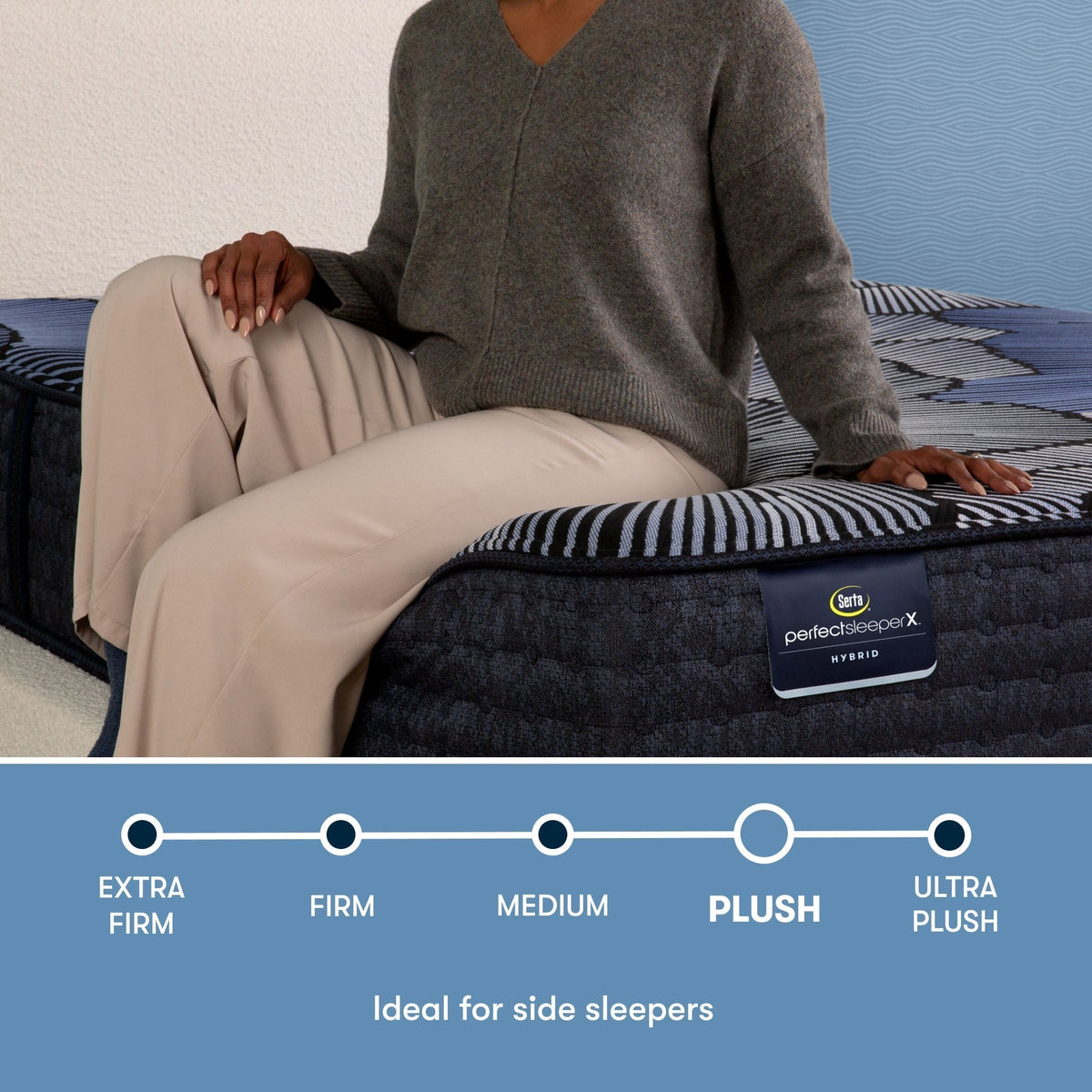 Serta Perfect Sleeper X™ Hybrid Prescott Plush Mattress - Prioka