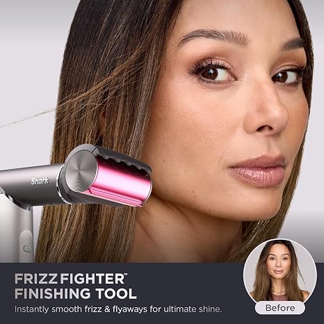 Shark FlexFusion HD651S Ceramic Air Styler & Hair Straightener – Metallic Mist - Prioka