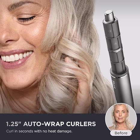 Shark FlexFusion HD651S Ceramic Air Styler & Hair Straightener – Metallic Mist - Prioka