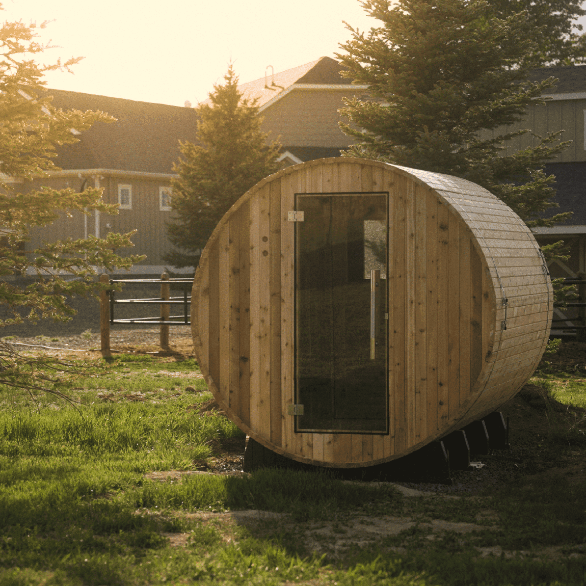 Shenandoah 4 Person Barrel Sauna - Prioka