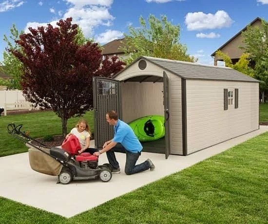 Lifetime 8 ft. W x 20 ft. D Storage Shed