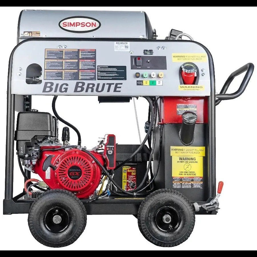 Simpson BB65106 Big Brute Professional 4000 PSI (Gas-Hot Water) Pressure Washer – UK Fast Gas - Prioka