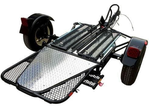 Single Rail Motorcycle Trailer – Compact, Easy-to-Tow Hauler for One Bike - Prioka