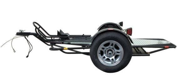 Single Rail Motorcycle Trailer – Compact, Easy-to-Tow Hauler for One Bike - Prioka