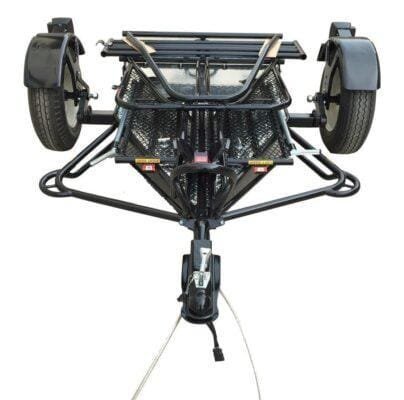 Single Rail Motorcycle Trailer – Compact, Easy-to-Tow Hauler for One Bike - Prioka