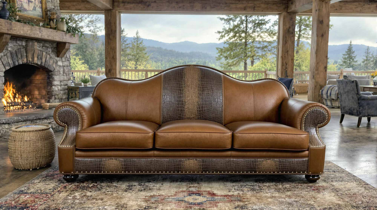 Sitka Leather Sofa - Prioka