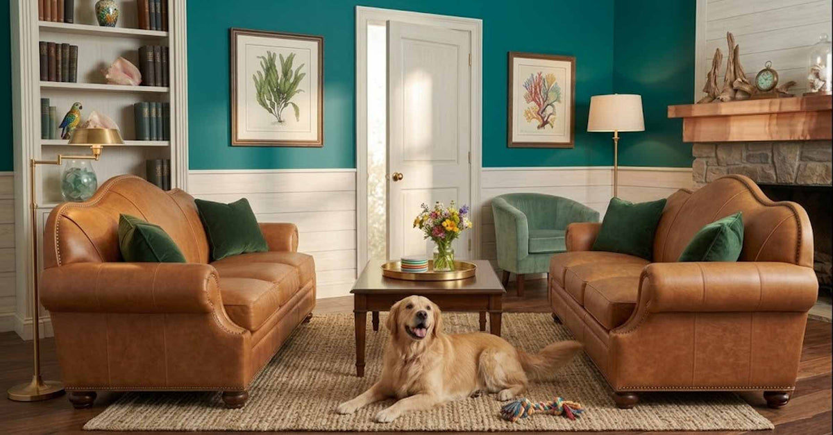 Sitka Leather Sofa - Prioka