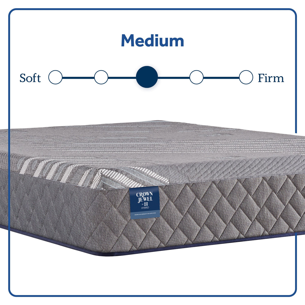 Sixth & Park Medium Hybrid 12" Mattress - Prioka