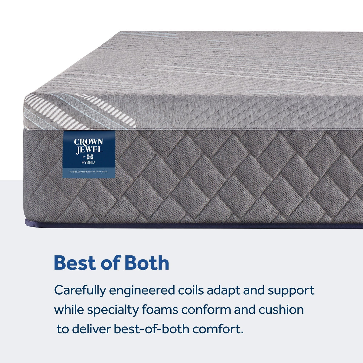 Sixth & Park Medium Hybrid 12" Mattress - Prioka