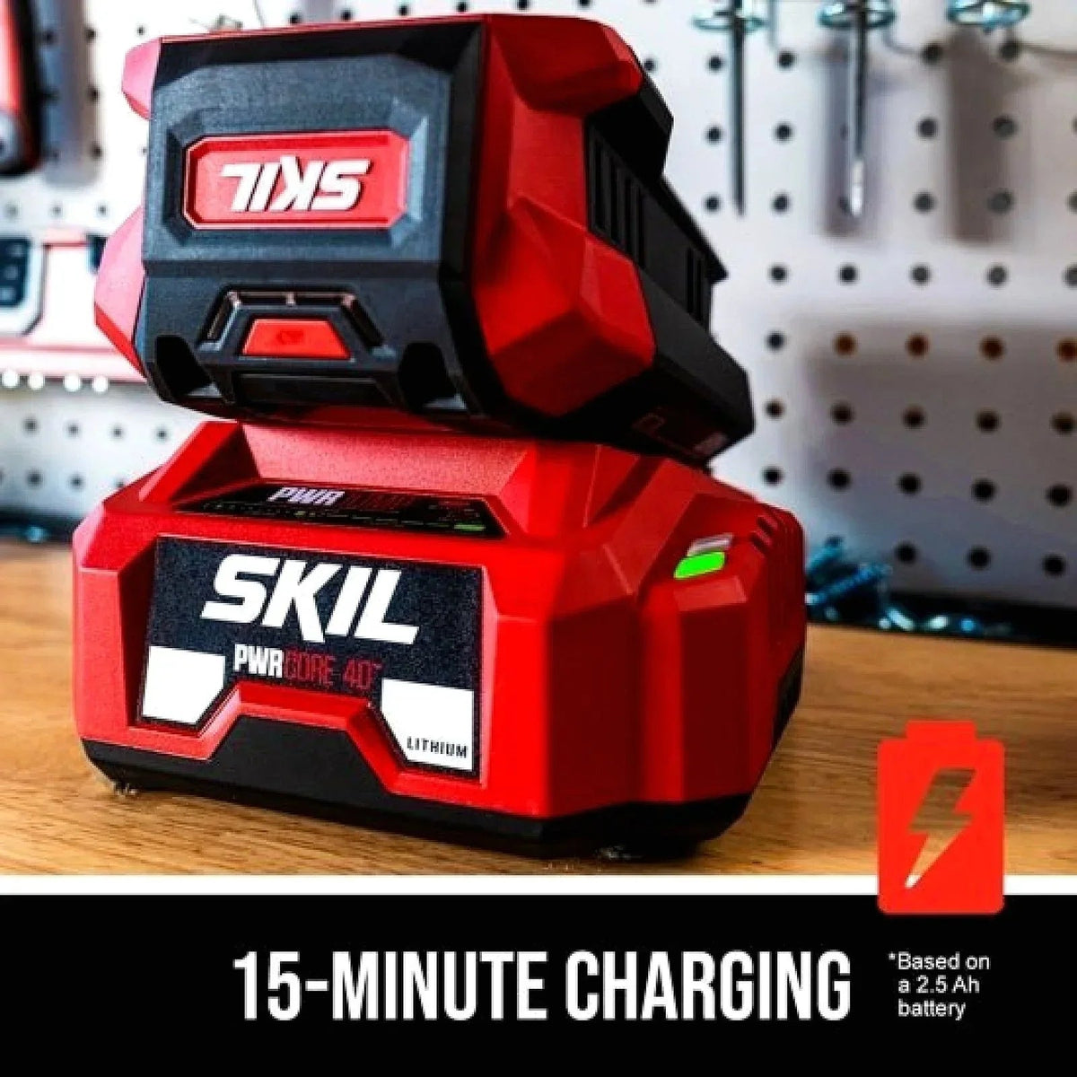 Skil PWR CORE 40-volt, 20-in Self-Propelled Battery Walk Mower with (1) 6 Ah Battery Included | SM4910C-11 - Prioka