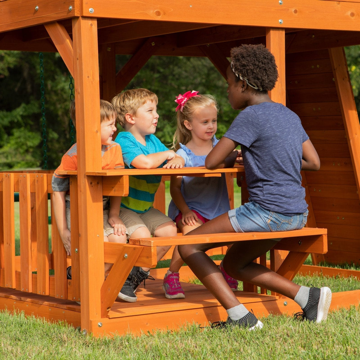 Skyfort II Swing Set - Prioka