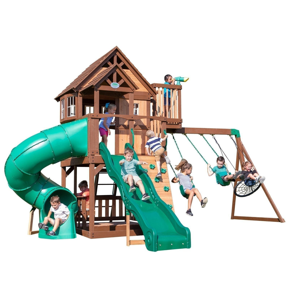 Skyfort II With Spiral Tube Slide - Prioka