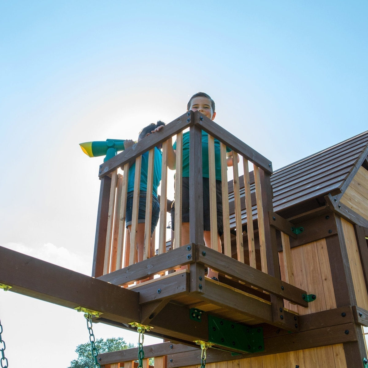 Skyfort II With Spiral Tube Slide - Prioka