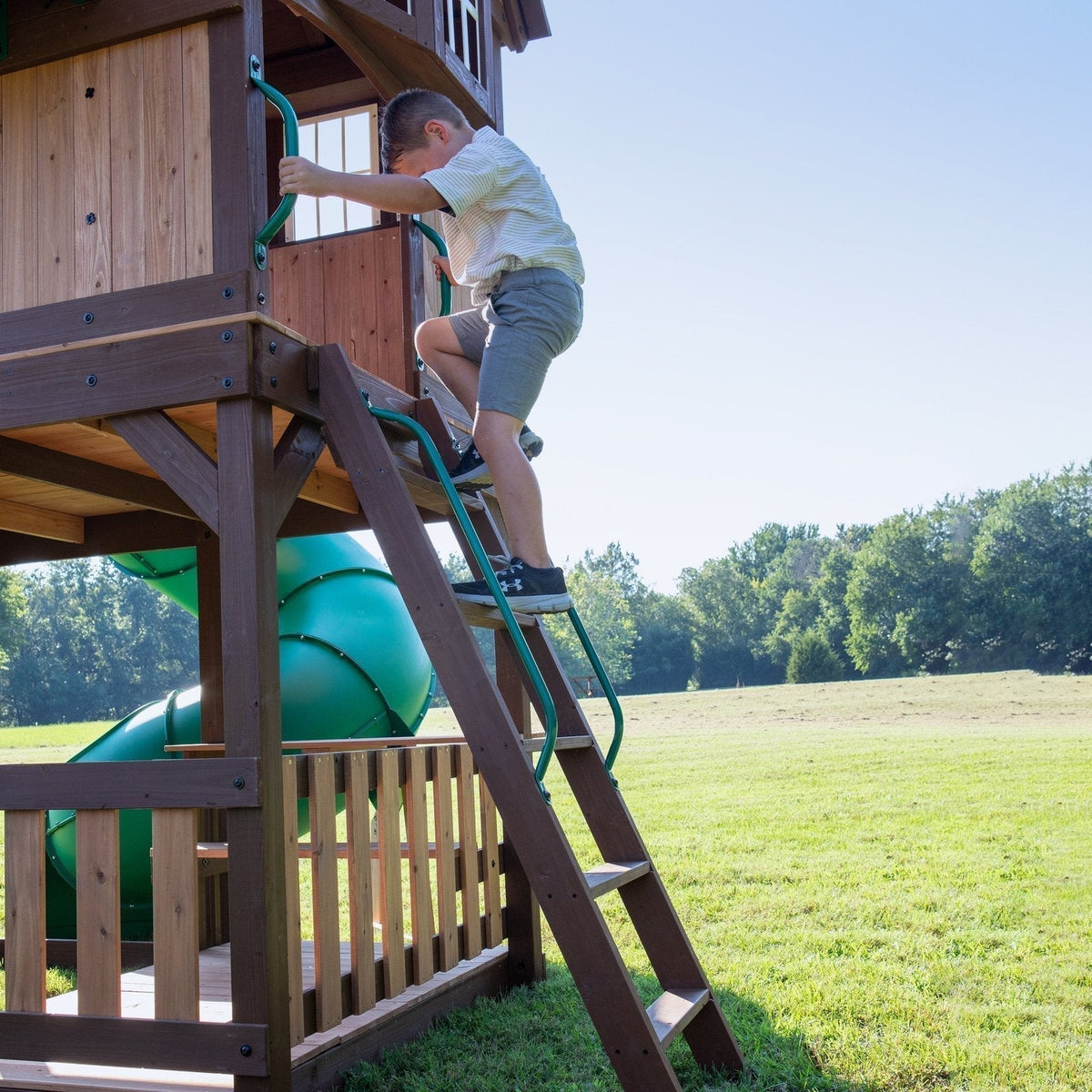 Skyfort II With Spiral Tube Slide - Prioka