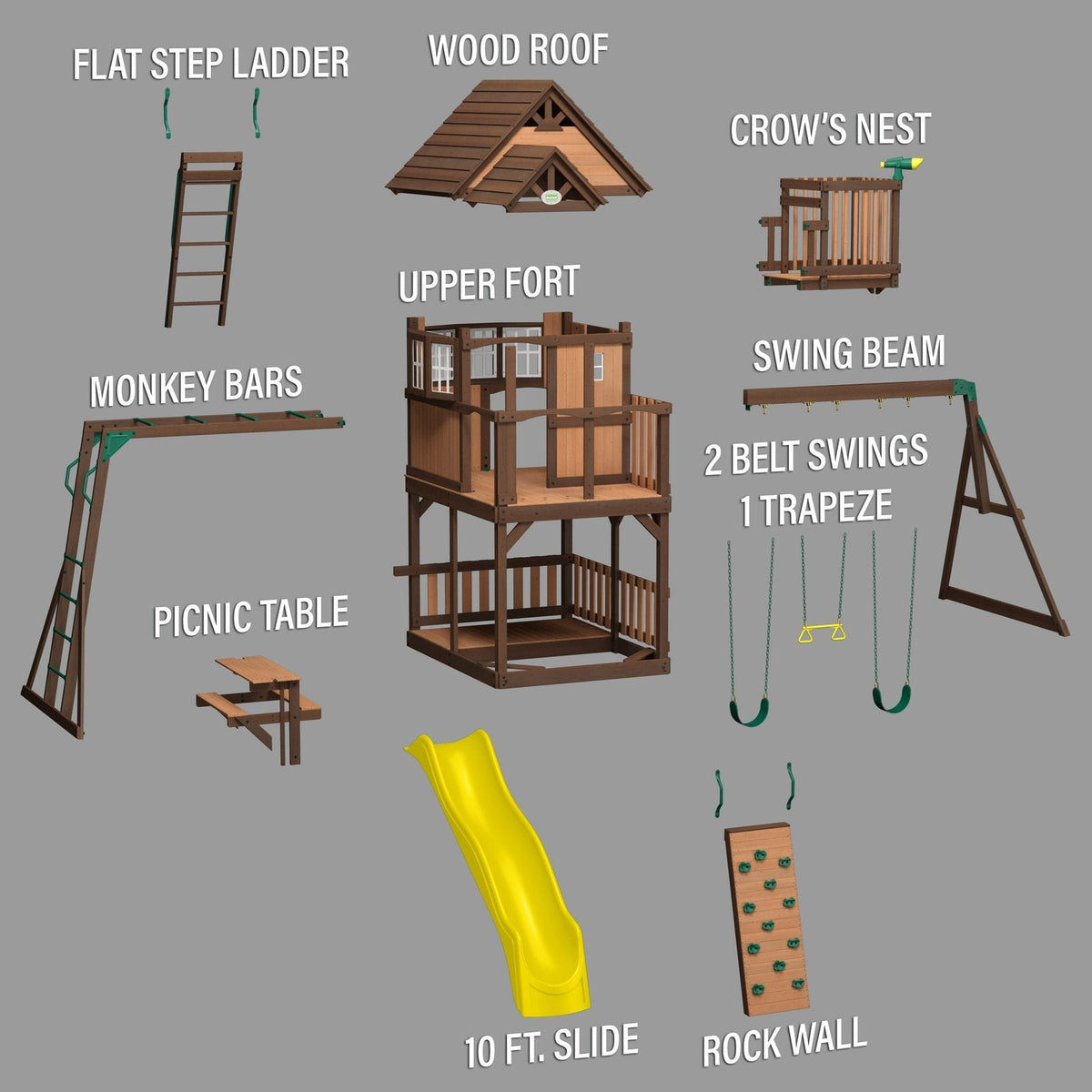 Skyfort II with Wave Slide - Prioka