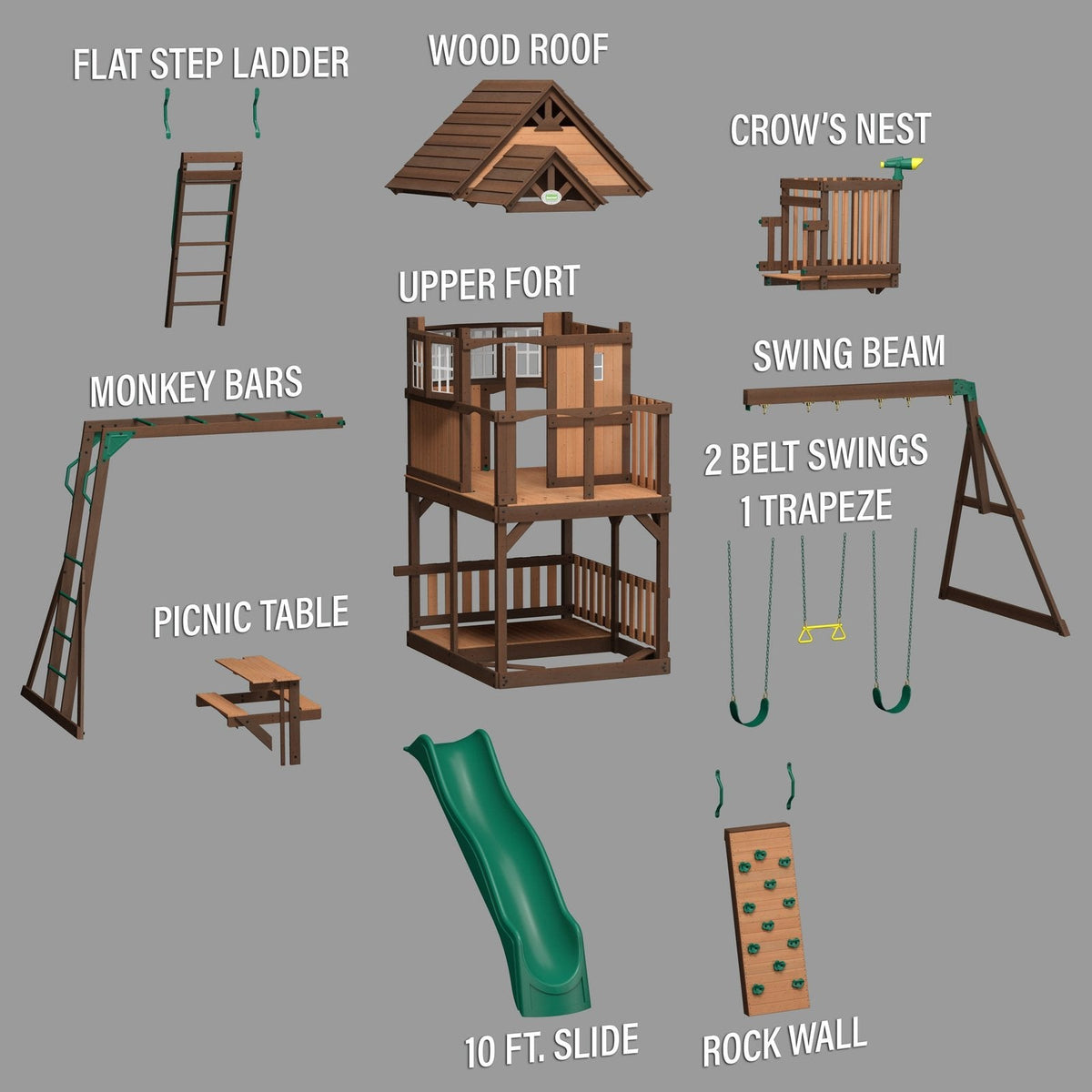 Skyfort II with Wave Slide - Prioka