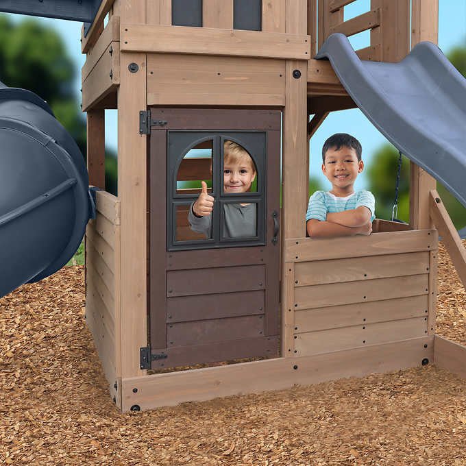 Skyline Lookout Wooden Outdoor Playset - Prioka