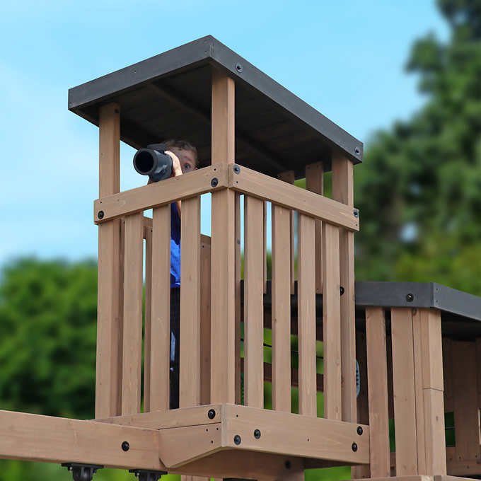 Skyline Lookout Wooden Outdoor Playset - Prioka