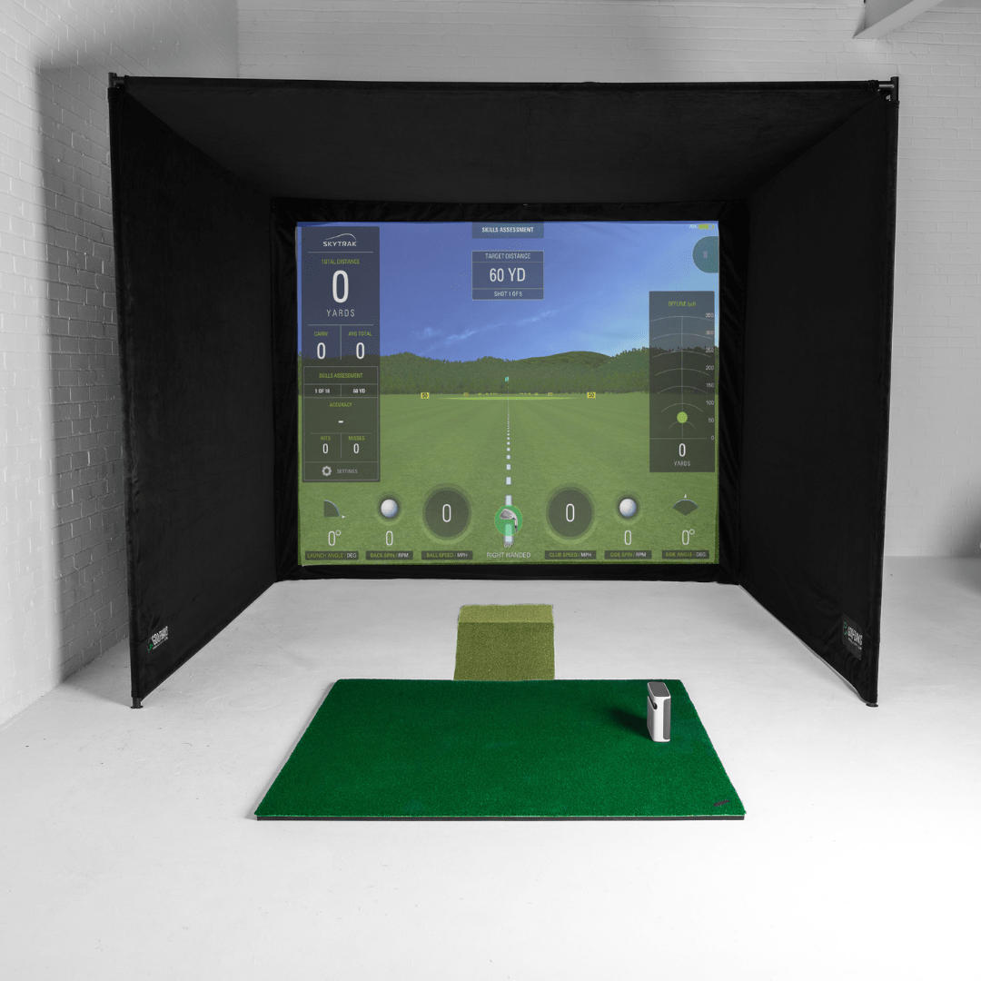 SkyTrak+ SimBox Home Golf Simulator Full Package - Prioka
