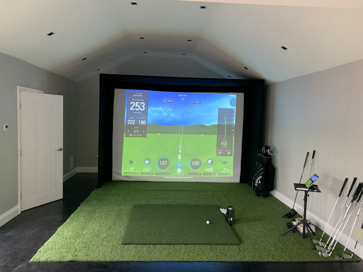 SkyTrak+ SimBox Home Golf Simulator Full Package - Prioka