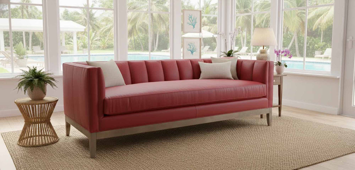 Sophia Leather Sofa - Prioka