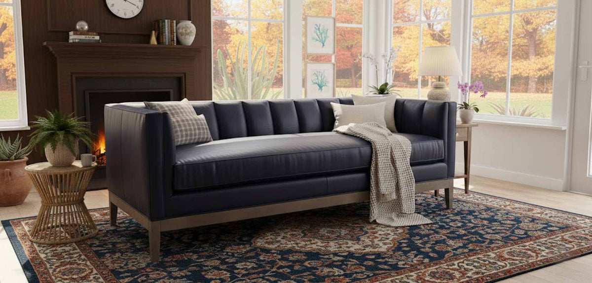 Sophia Leather Sofa - Prioka