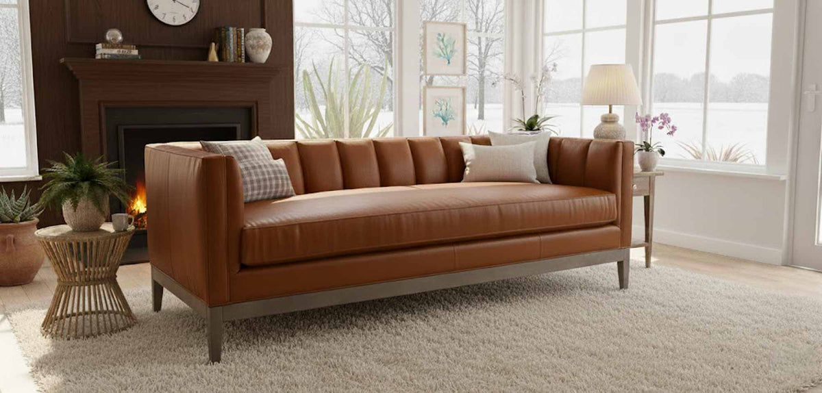 Sophia Leather Sofa - Prioka