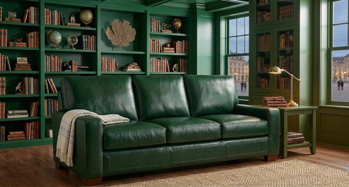 Stassi Leather Sofa - Prioka