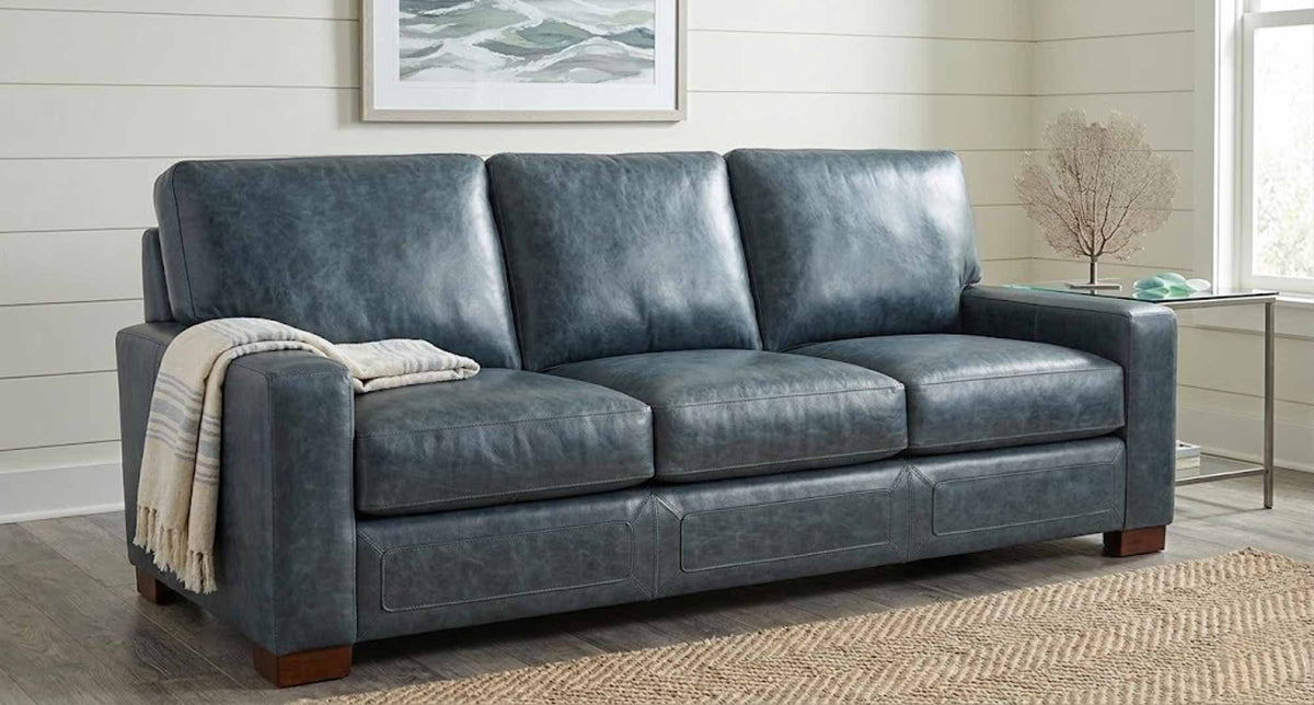 Stassi Leather Sofa - Prioka