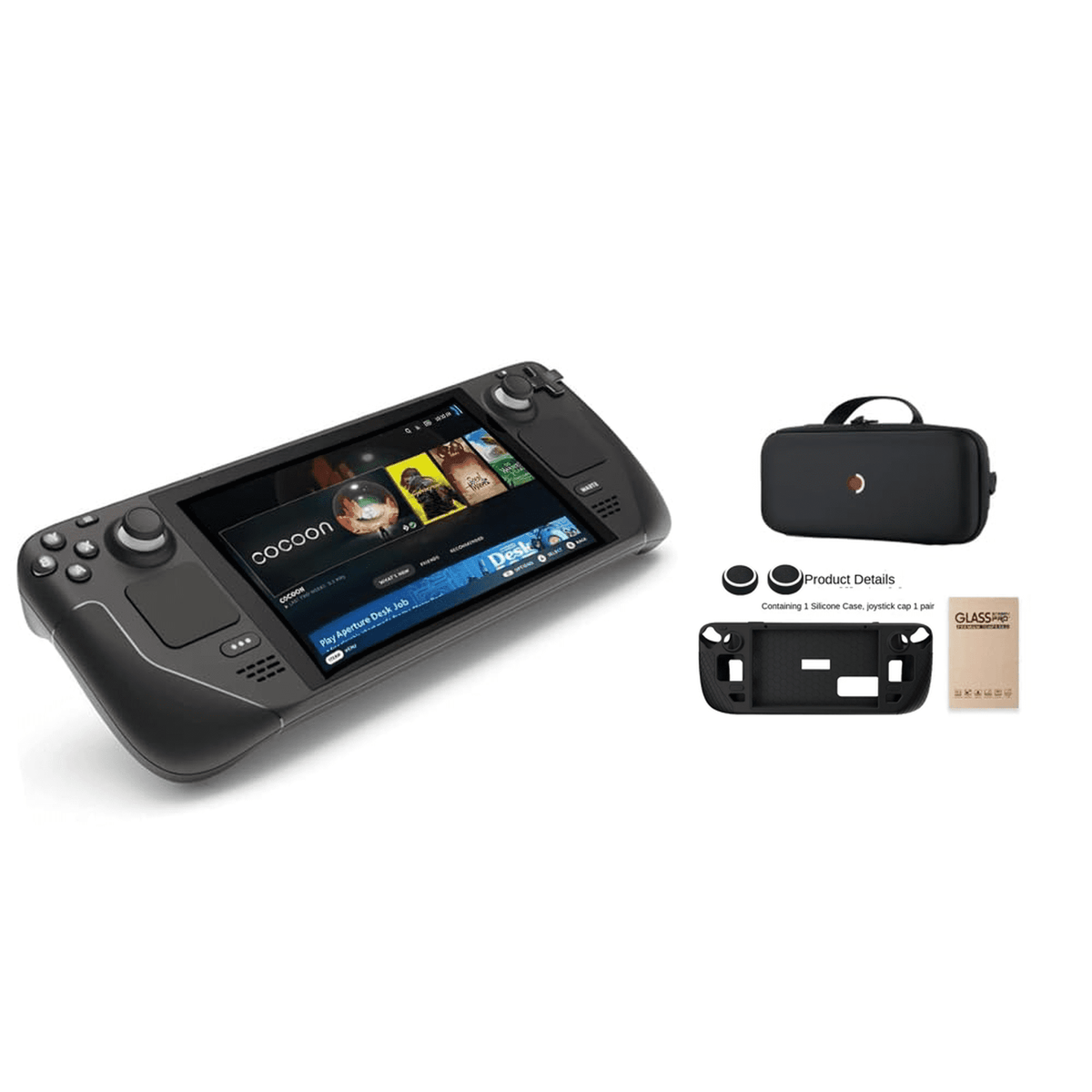 Steam Deck 512GB Handheld Gaming Console with Carring case - Prioka