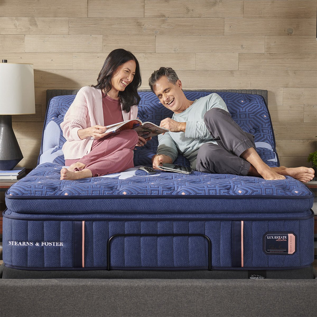 Stearns & Foster Lux Estate Medium Euro Pillow Top Mattress - Prioka