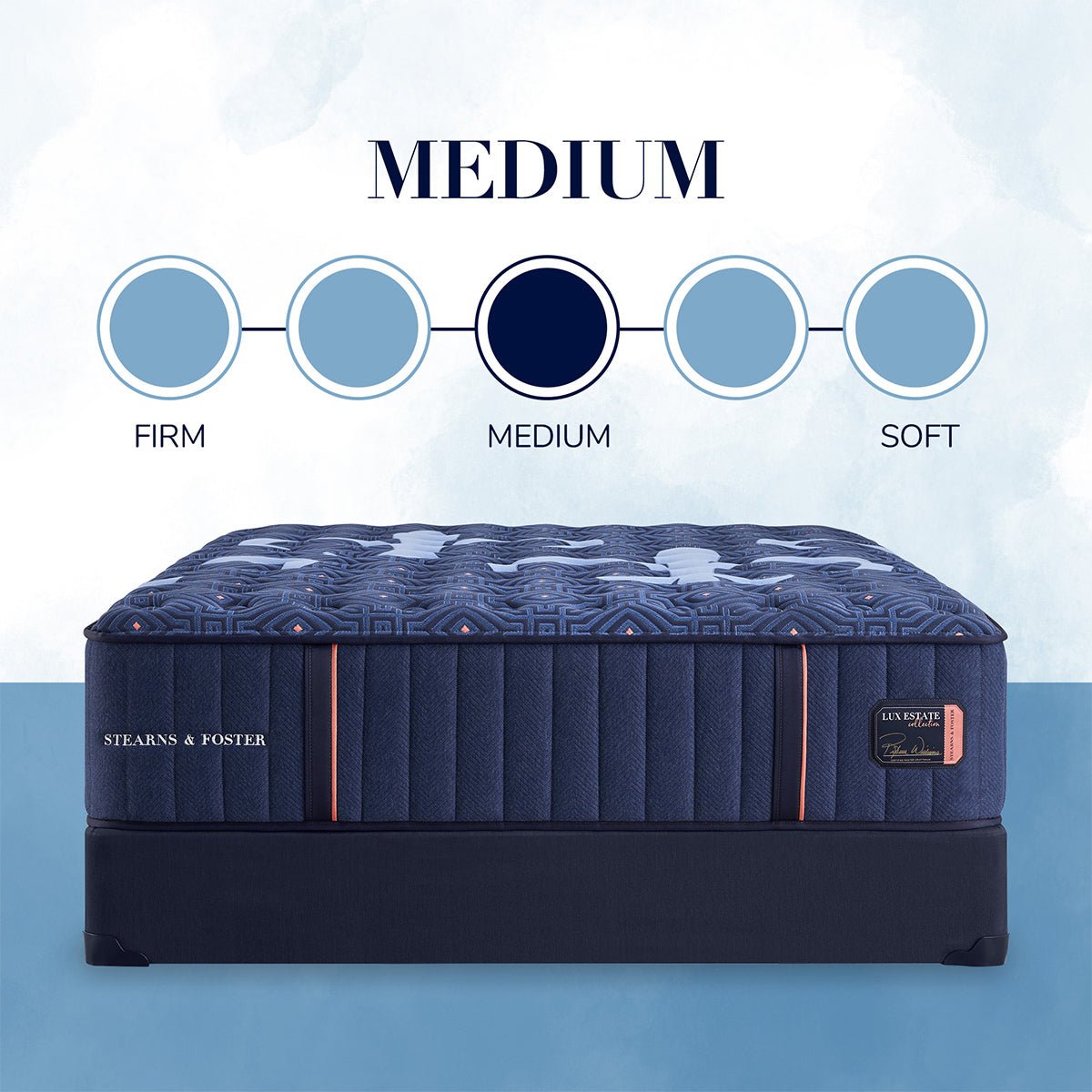 Stearns & Foster Lux Estate Medium Tight Top Mattress - Prioka