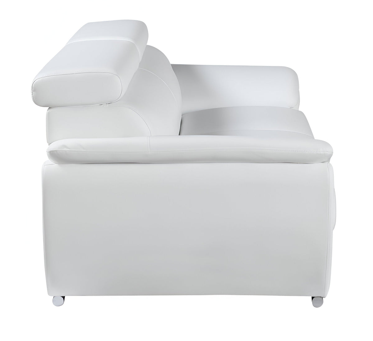 Sterling Leather Sofa – White - Prioka