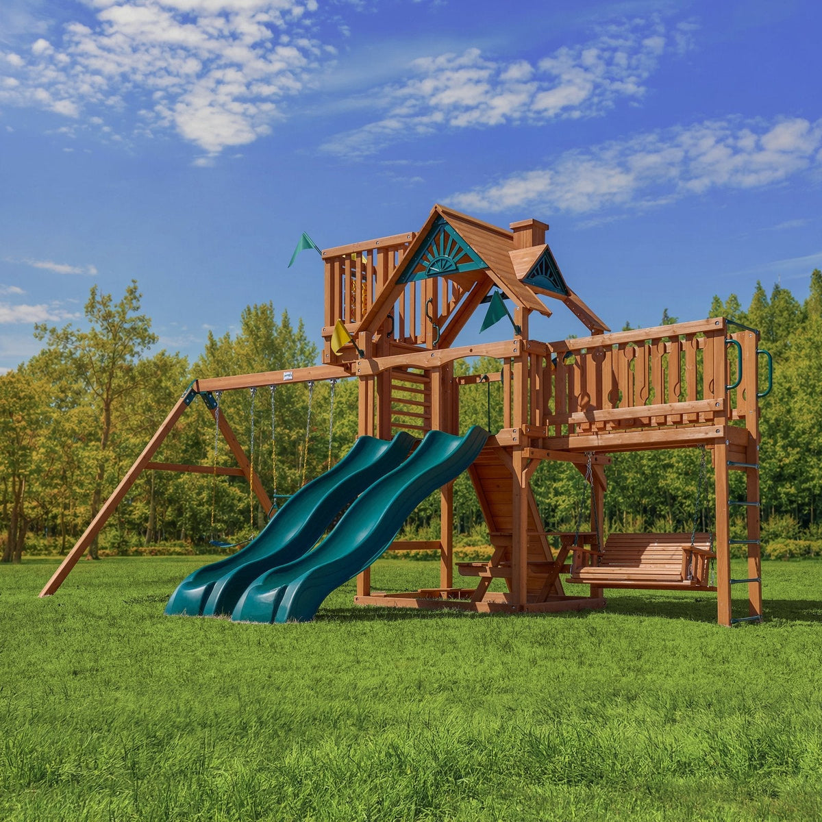 Summerville Deluxe Swing Set - Prioka